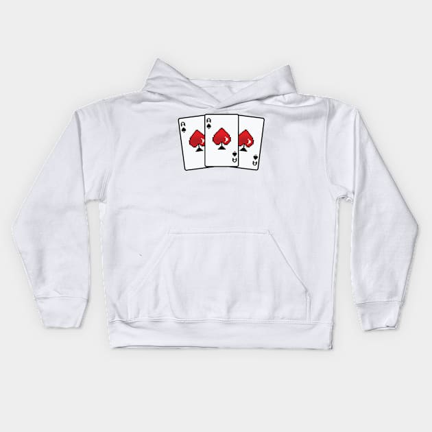 3 SPADES Kids Hoodie by IIIC0N